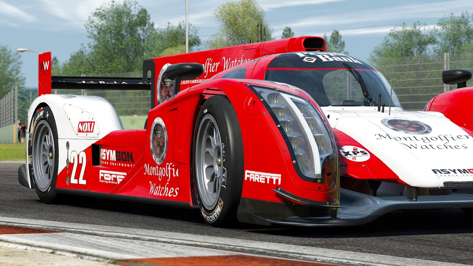 red race car on track