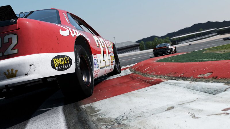 Red Race Car on Track — Competitive, Afternoon, 3d Render, Race Car