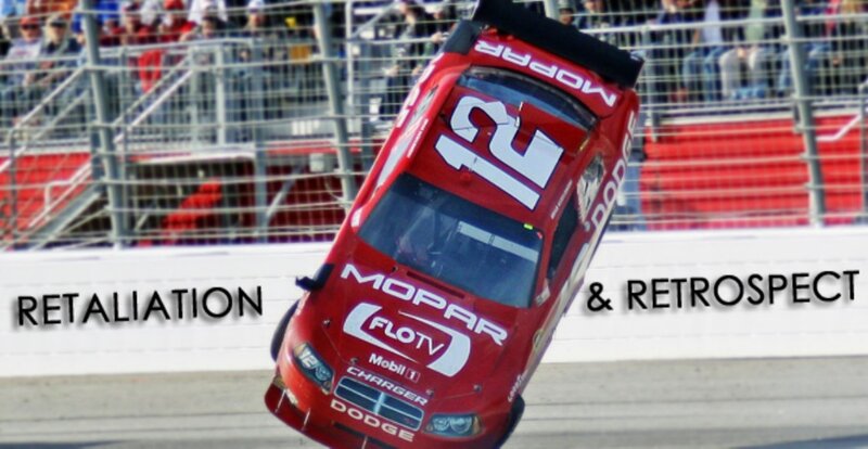 Red Race Car on Track — Dramatic, Afternoon, Photograph, Crowd
