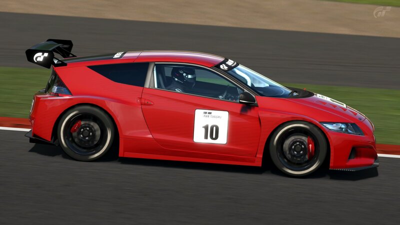 Red Race Car on Track — Dynamic, Afternoon, 3d Render, Race Car, Driver, Black