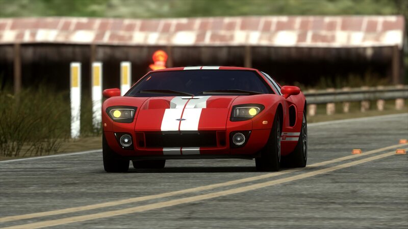 Red Race Car on Track — Dynamic, Afternoon, 3d Render, Race Track