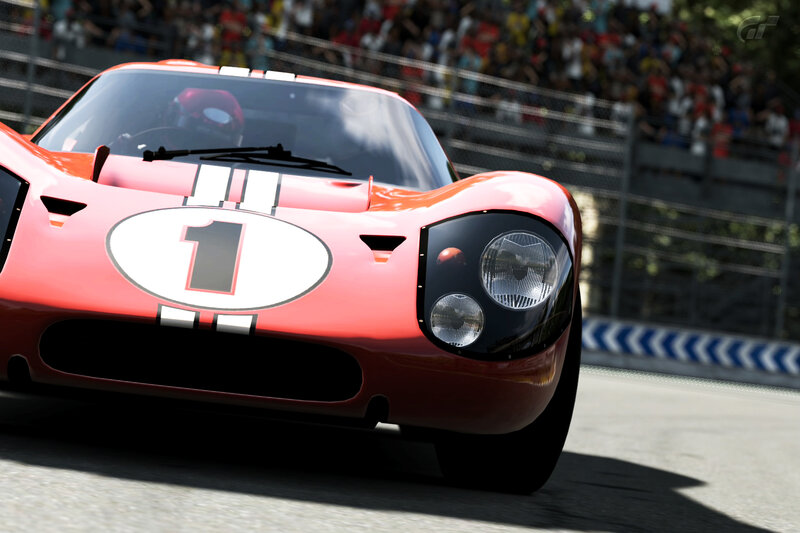 Red Race Car on Track — Dynamic, Afternoon, 3d Render