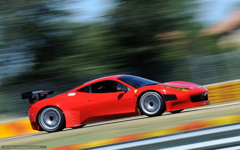 Red Race Car on Track — Dynamic, Afternoon, Photograph, Race Track, Trees