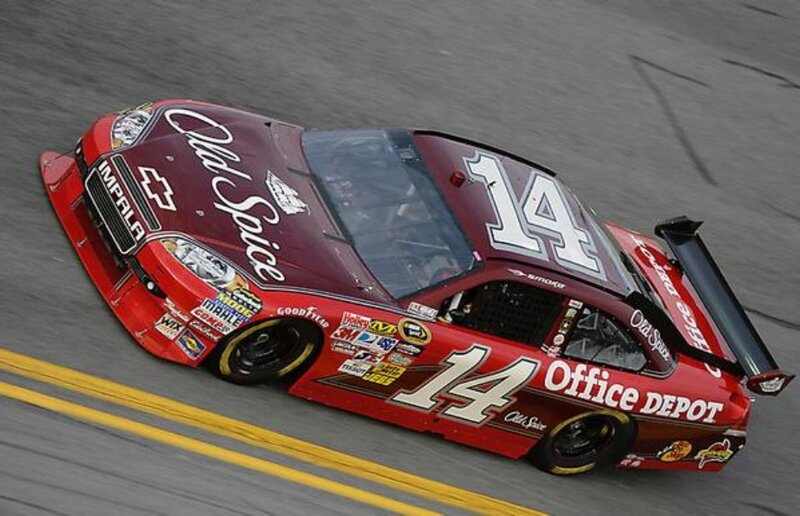 Red Race Car on Track — Dynamic, Photograph, Number 14