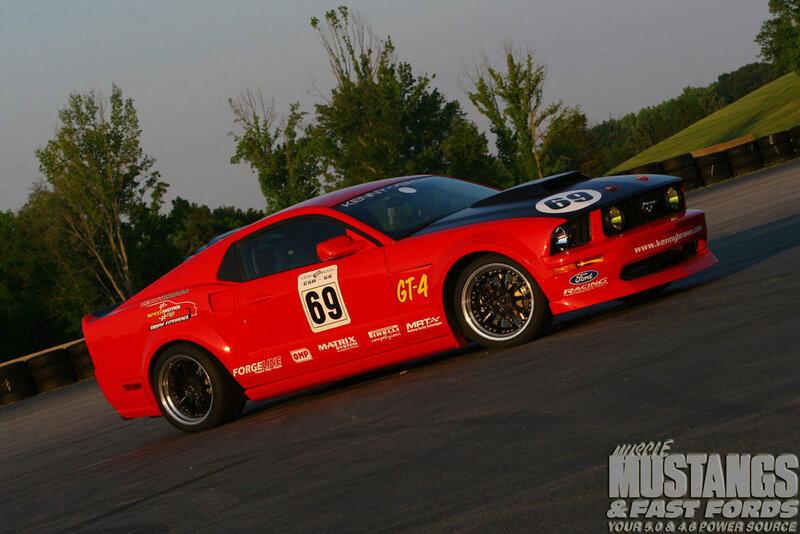Red Race Car on Track — Dynamic, Sunset