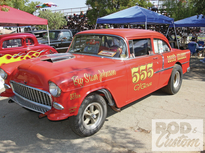 Red Race Car — Outdoor, Afternoon