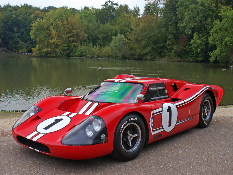 Red Race Car — Serene, Afternoon, Photograph, Lake, Trees