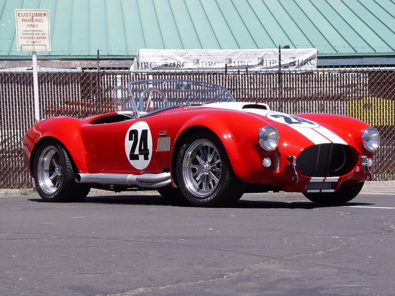 Red Race Car — Static, Afternoon