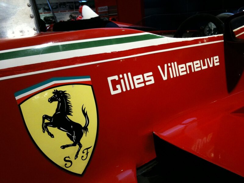 Red Race Car — Static, Photograph, Ferrari Logo
