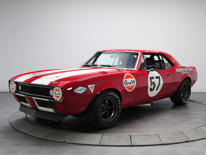 Red Race Car — Static, Photograph, Gulf Logo