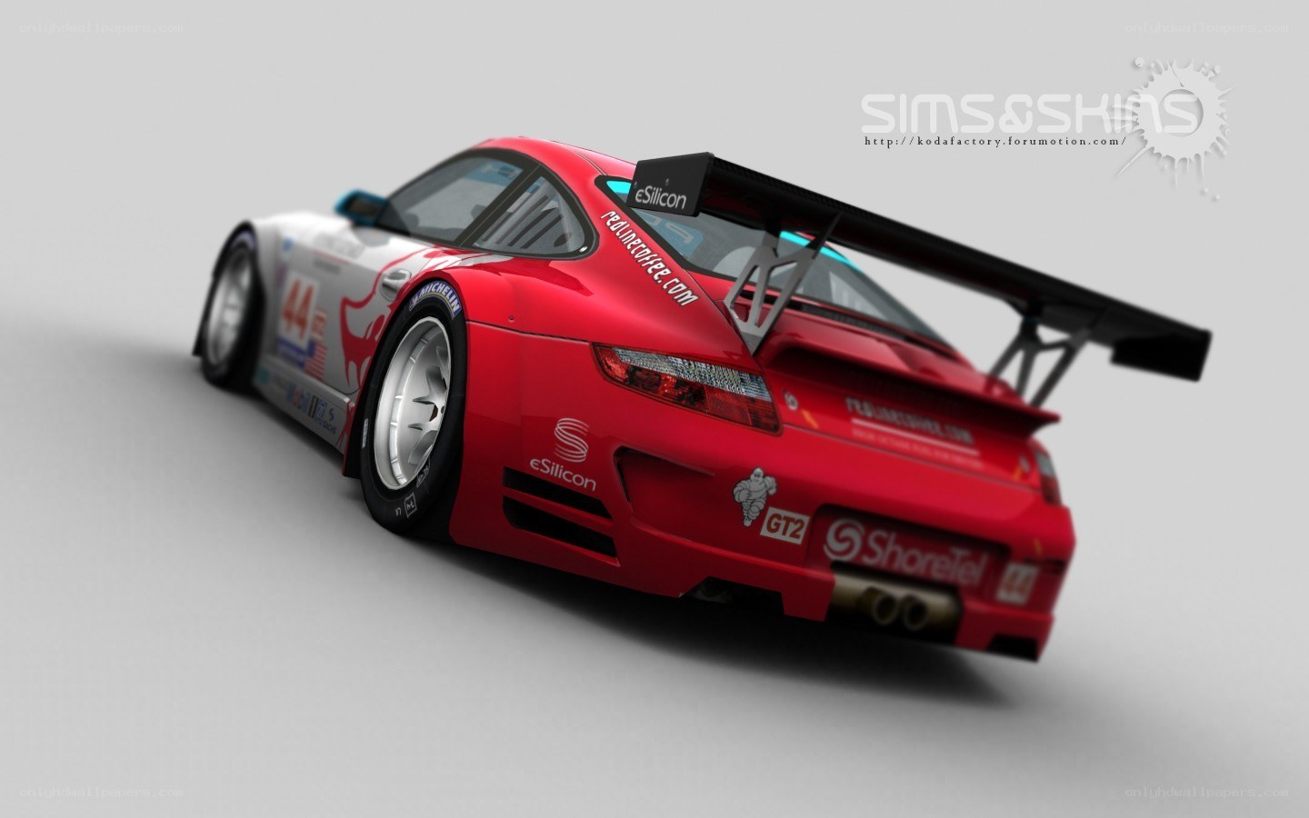 red race car with decals