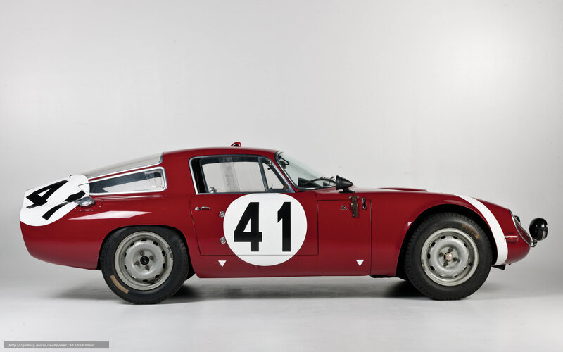Red race car with number 41