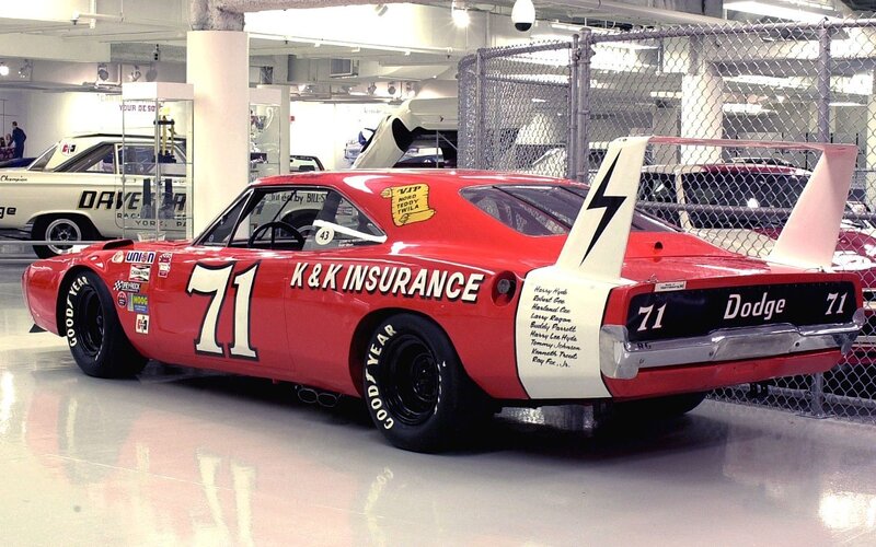 Red race car with number 71