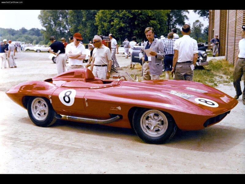 Red Race Car with Number 8 — Outdoor