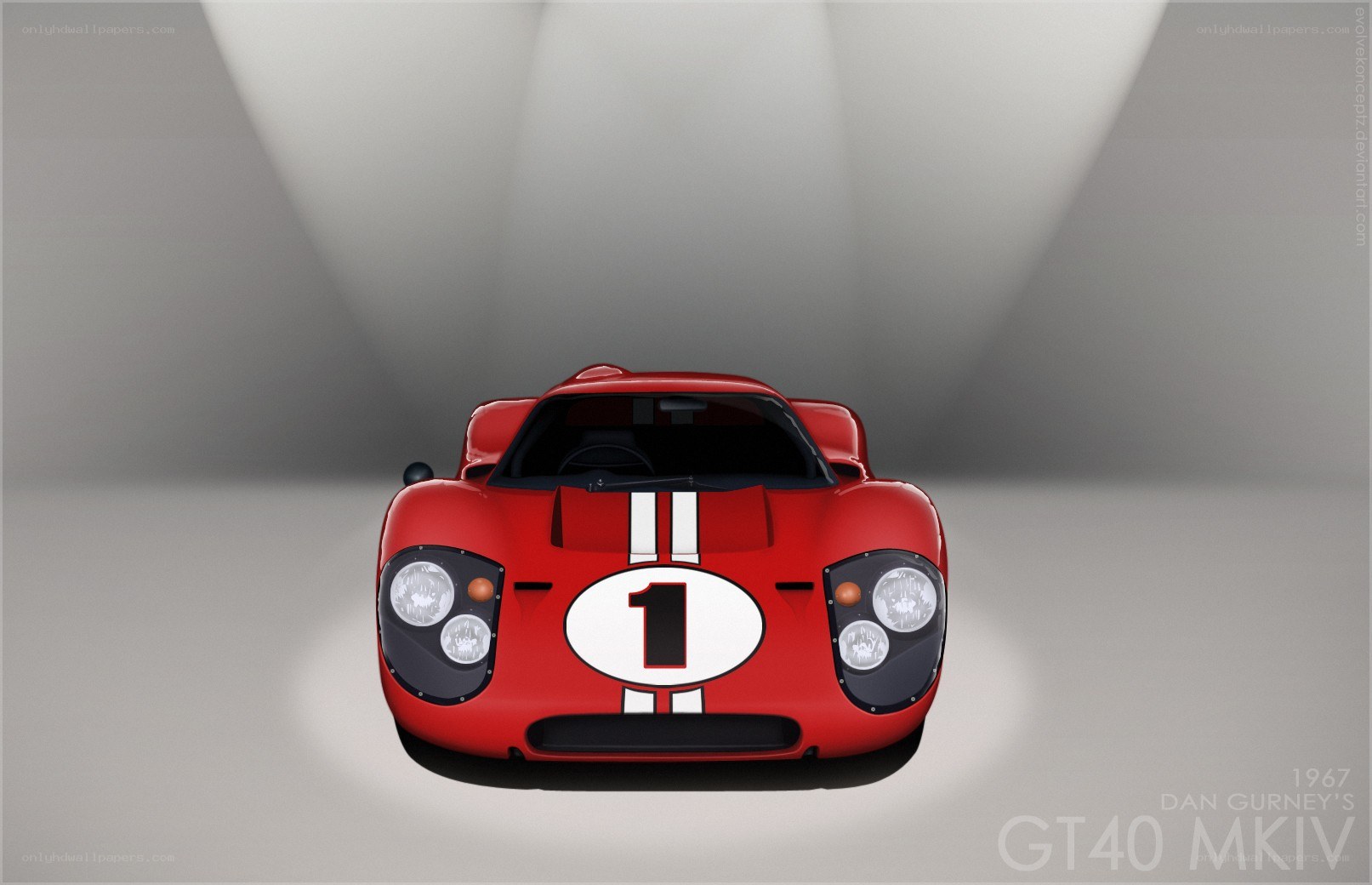 Red race car with number one