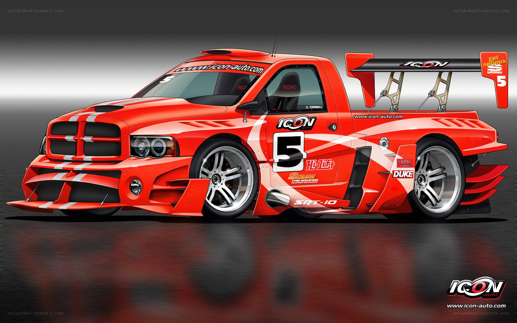 red race truck concept