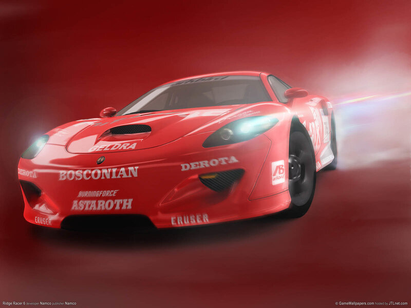 red racing car in motion