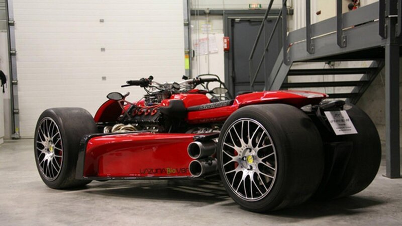 Red Racing Car — Industrial