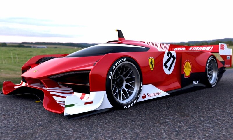 red racing car on track