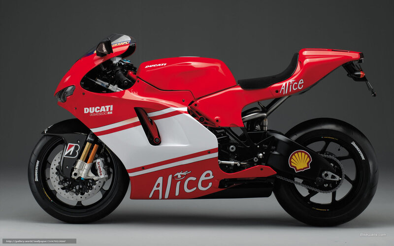Red Racing Motorcycle — Dramatic