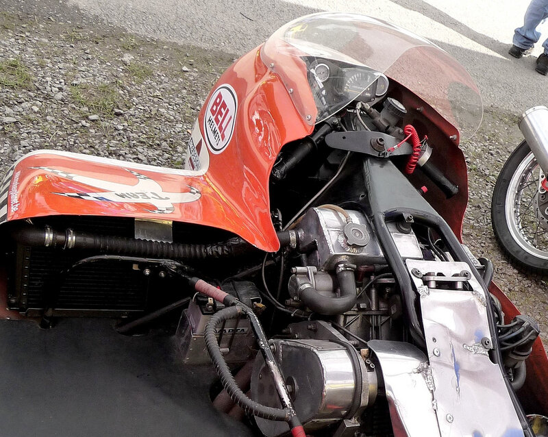 Red Racing Motorcycle — Mechanical