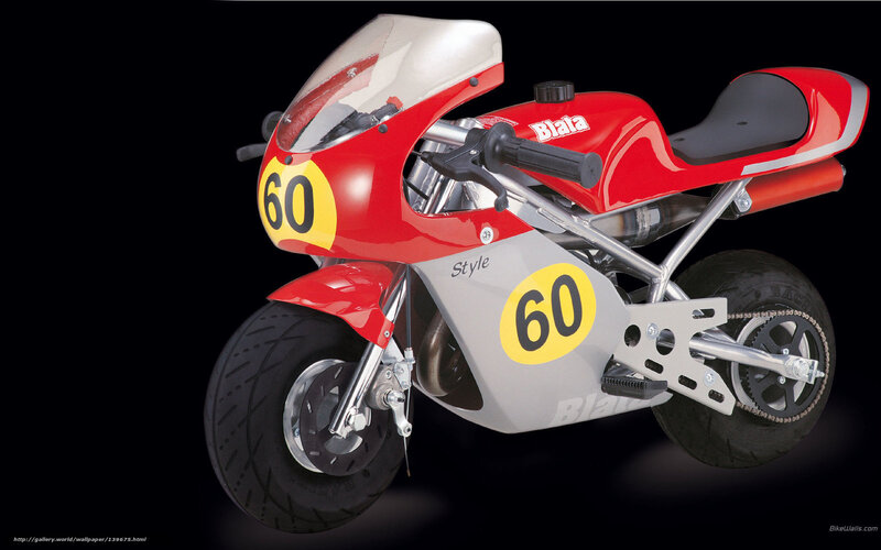 Red racing motorcycle
