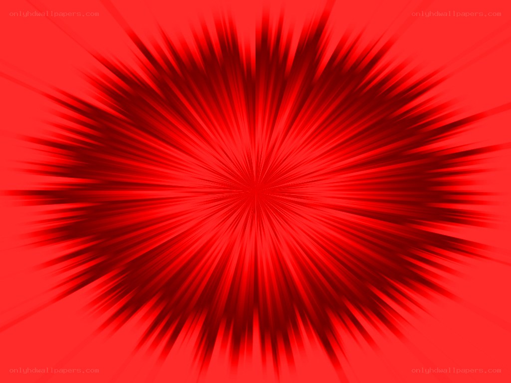 Red radial burst pattern