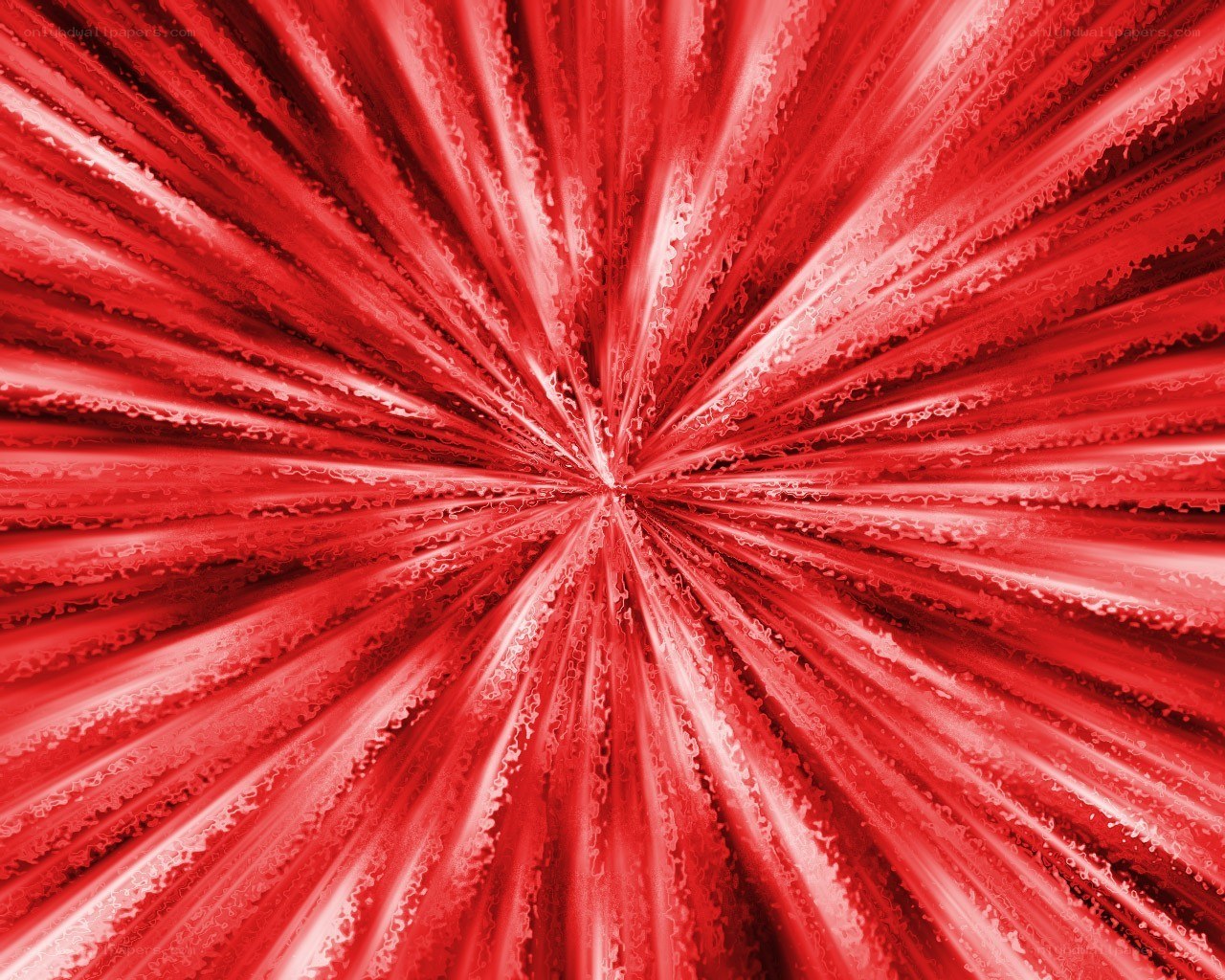 red radial burst pattern