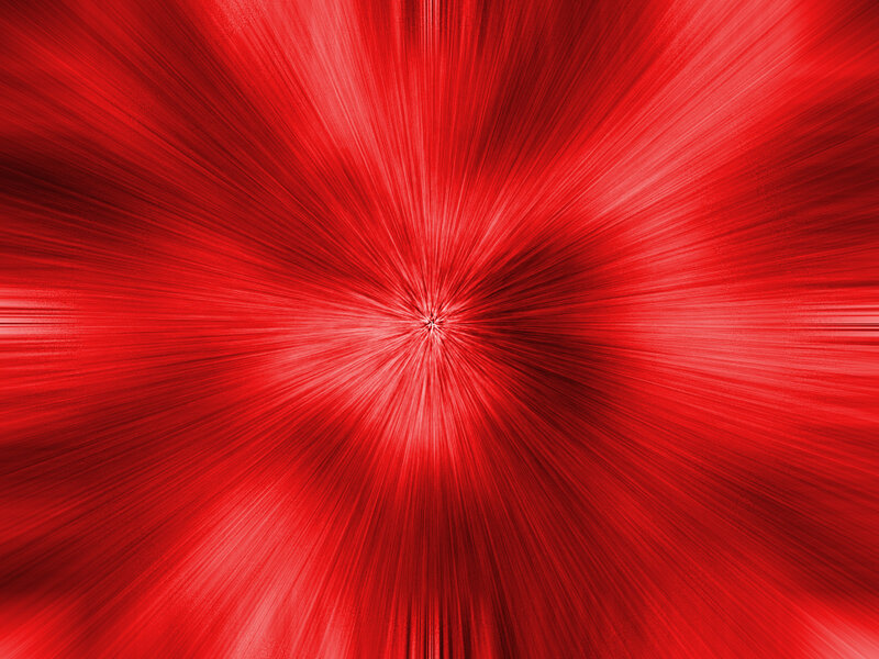 Red Radial Burst