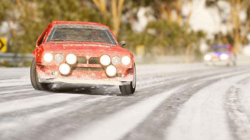 Red Rally Car — Dynamic, 3d Render