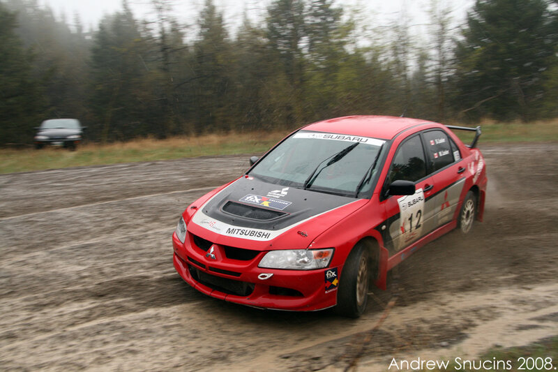Red Rally Car on Dirt — Dynamic, Photograph