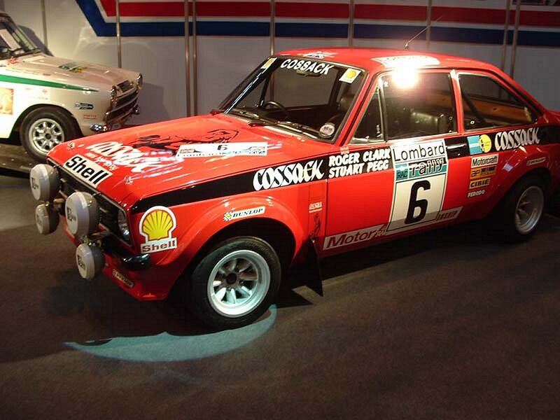Red Rally Car — Static