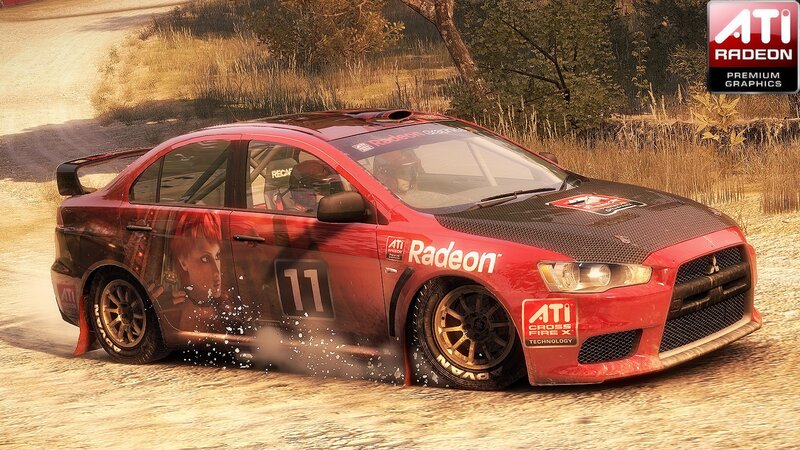 Red Rally Car