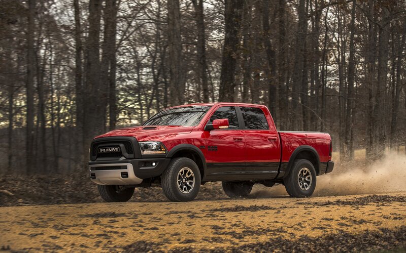 Red Ram Pickup Truck — Dynamic