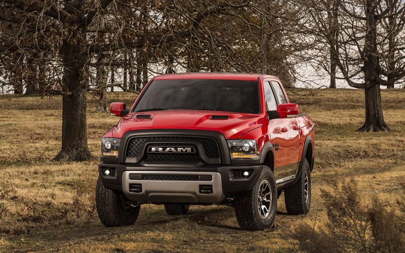 Red Ram Pickup Truck — Outdoor