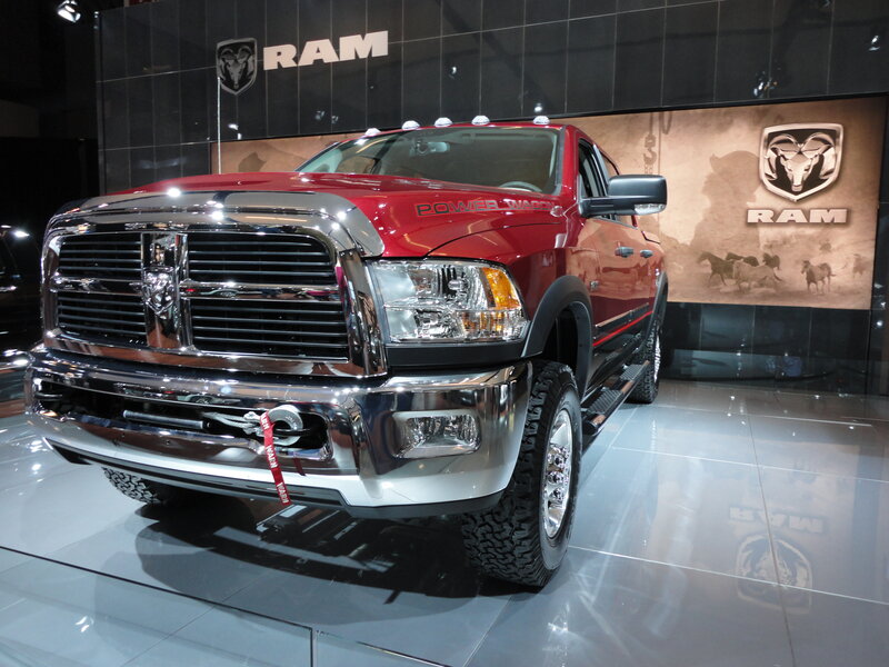 Red Ram Pickup Truck
