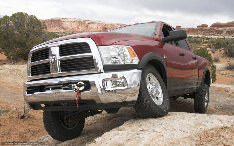 Red Ram Power Wagon off-road