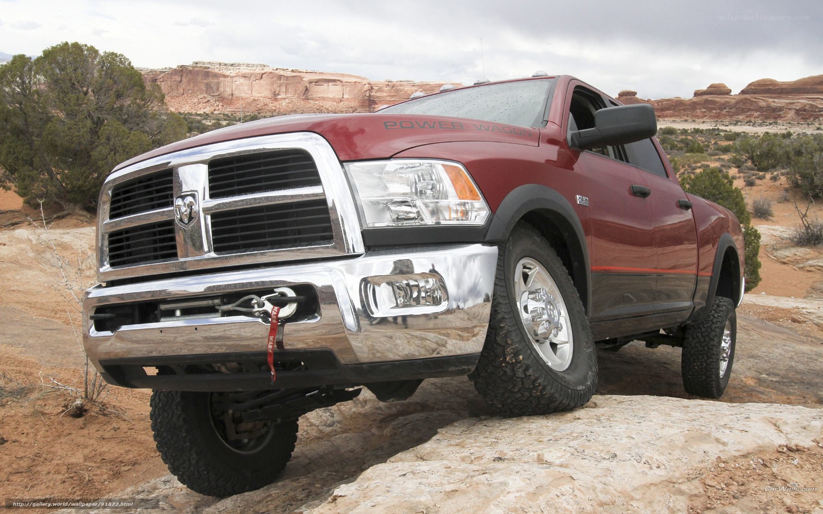 Red Ram Power Wagon off-road