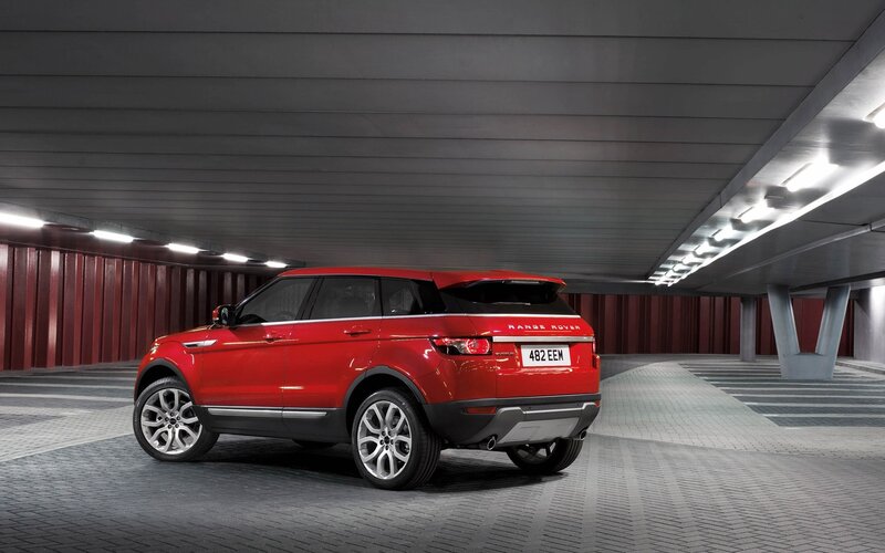 Red Range Rover Evoque — Dramatic, Photograph, Car, Tunnel