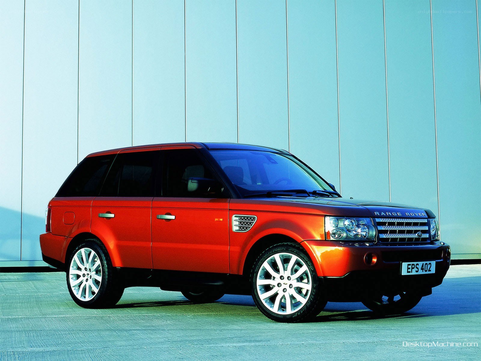 Red Range Rover Sport