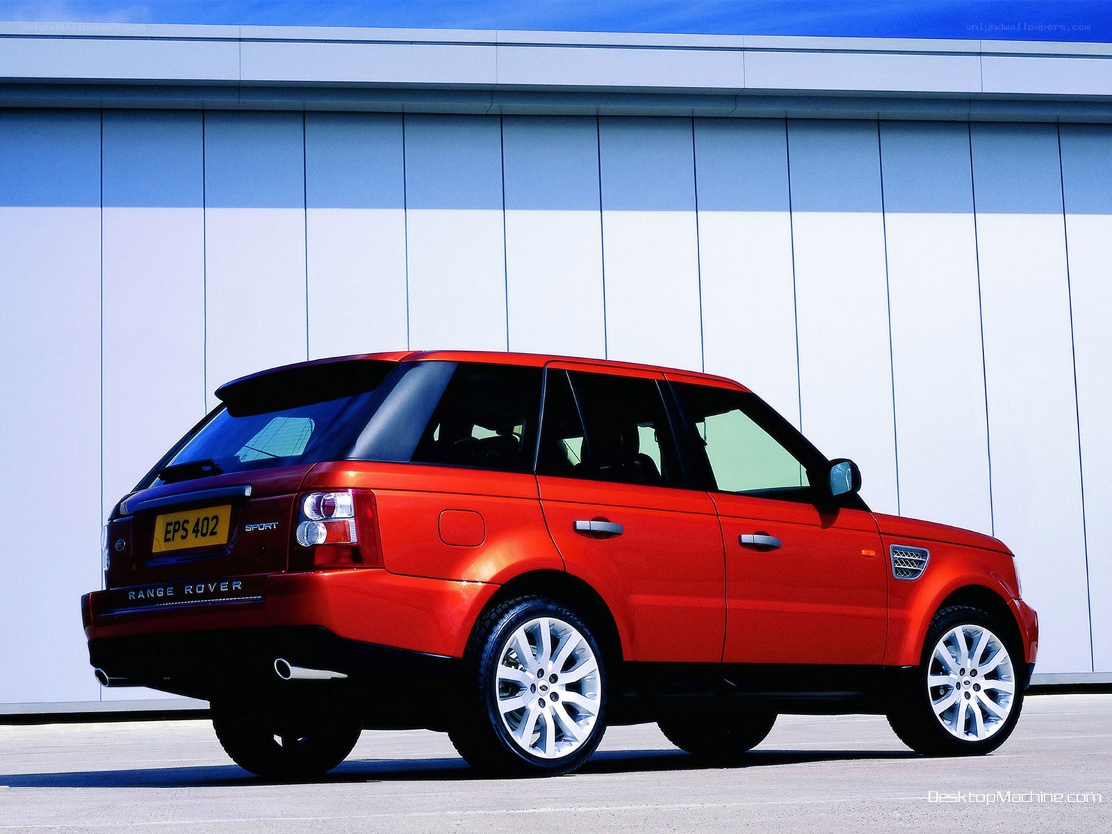 Red Range Rover Sport