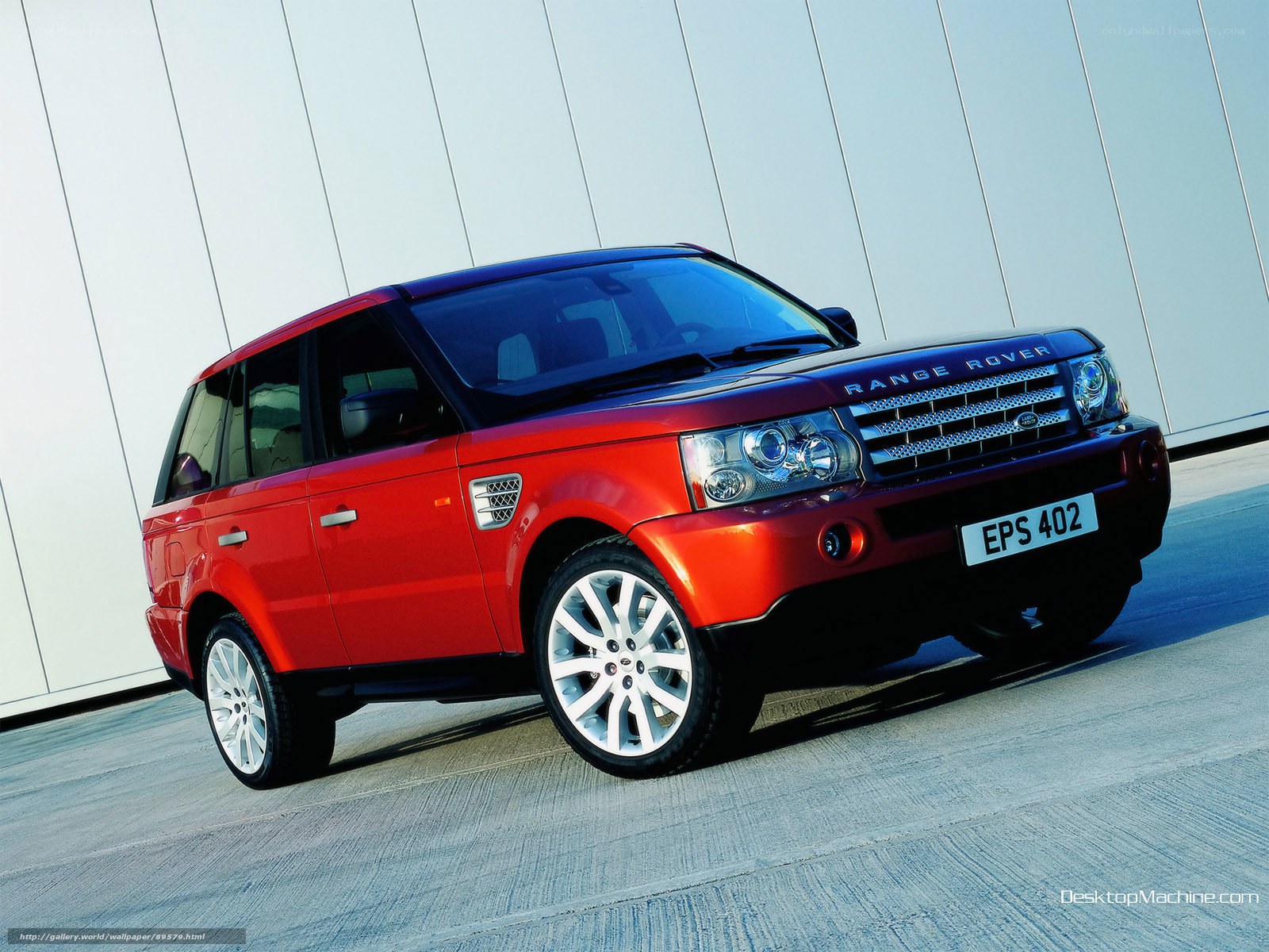 Red Range Rover Sport