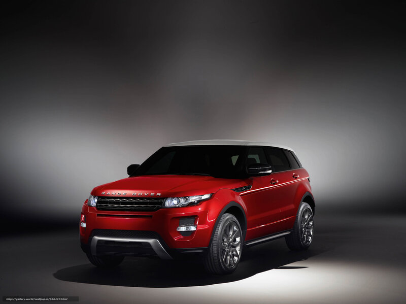 Red Range Rover Suv — Dramatic, Photograph, Car, Studio Lighting