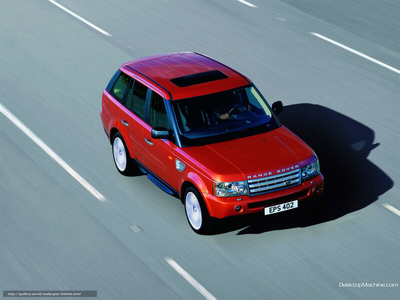 Red Range Rover Suv — Dynamic