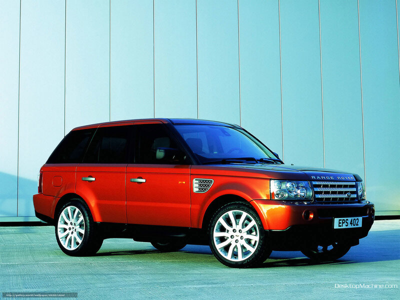 Red Range Rover Suv — Neutral, Afternoon