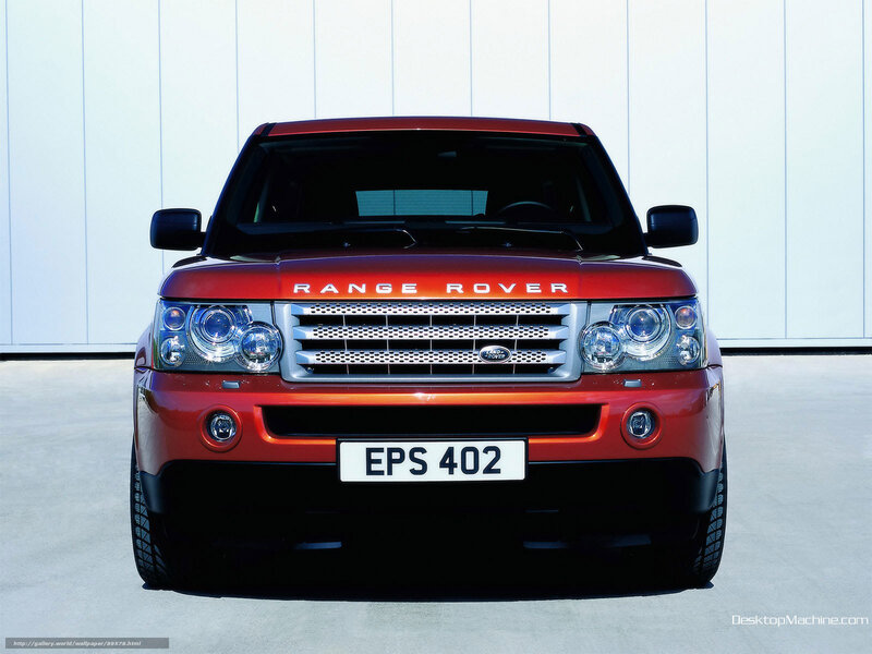 Red Range Rover Suv — Neutral