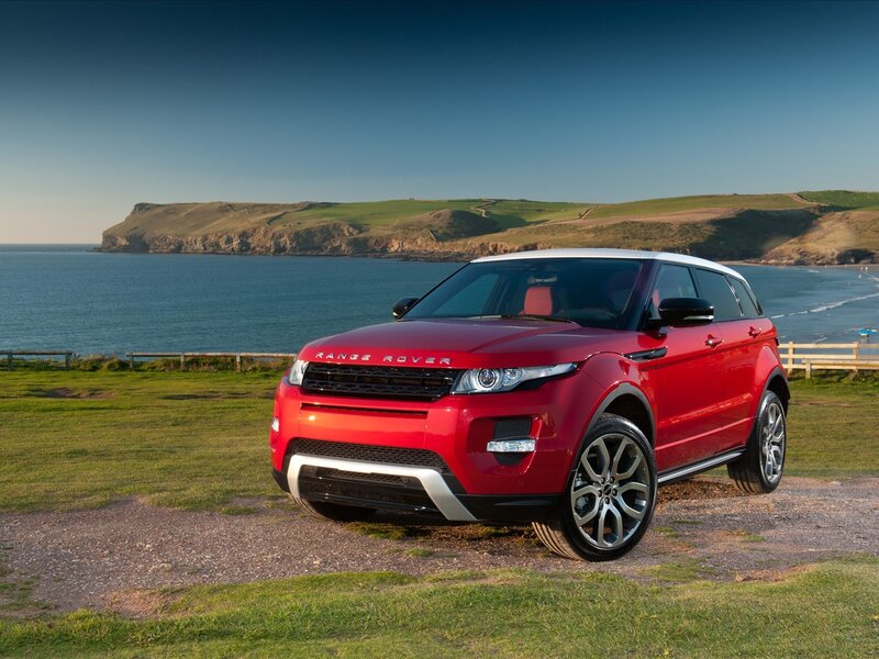 Red Range Rover Suv — Serene