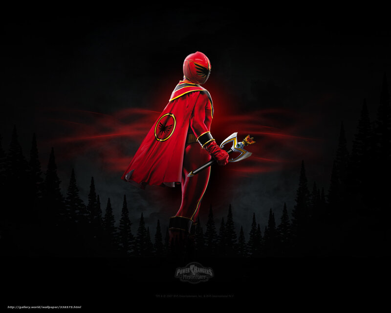 Red Ranger in forest