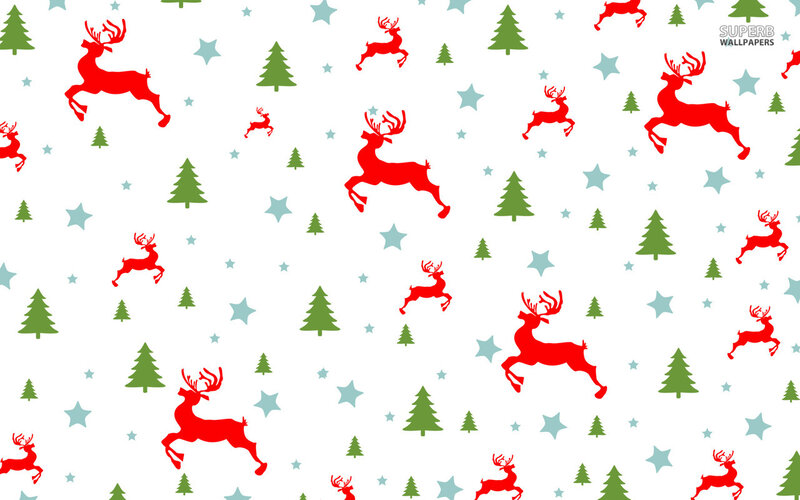 Red Reindeer Jumping