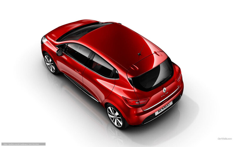 Red Renault Clio Car — Neutral, Photograph
